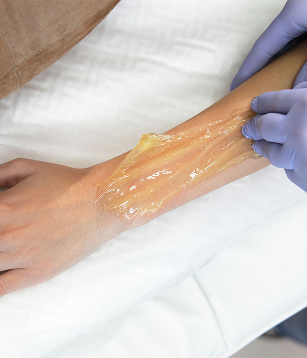 Upper arm wax